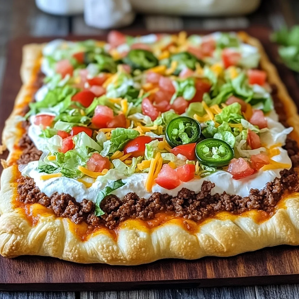 Taco Pizza Appetizer: A Delightful Fusion of Flavors