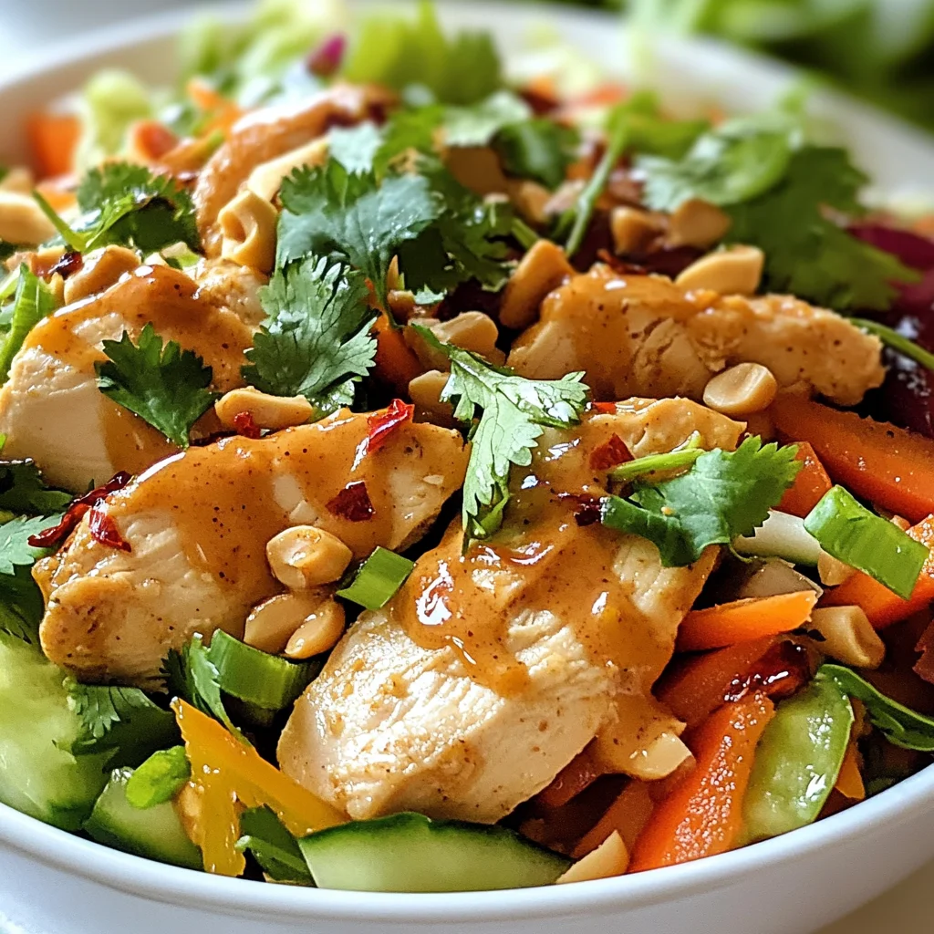 Thai Peanut Chicken Salad