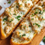 The Viral Chicken Alfredo Garlic Bread I'm Obsessed With
