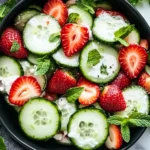 This Cucumber Strawberry Salad