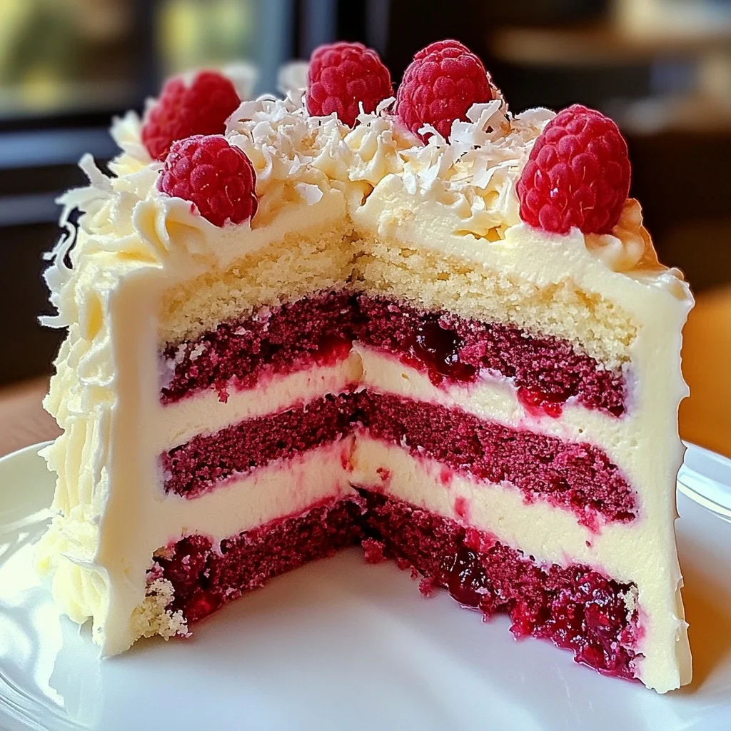 White Chocolate Raspberry Dream Cake – Sweet Easy Recipes Style