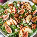 Apple Arugula Salad With Maple Pecans
