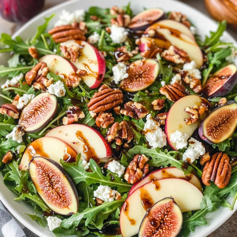 Apple Arugula Salad With Maple Pecans