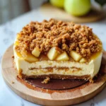 Apple Crumble Cheesecake