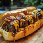 Bourbon BBQ Turkey Bacon Cheeseburger Meatball Subs Ready in 30 Minutes
