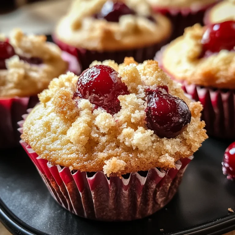 Cherry Cobbler Muffins