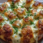 Chicken Alfredo Monkey Bread