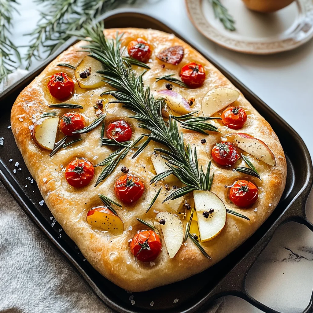 Christmas Tree Focaccia