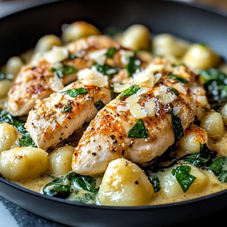 Creamy Garlic Chicken Gnocchi Skillet