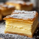 Creamy Vanilla Slice with Flaky Puff Pastry