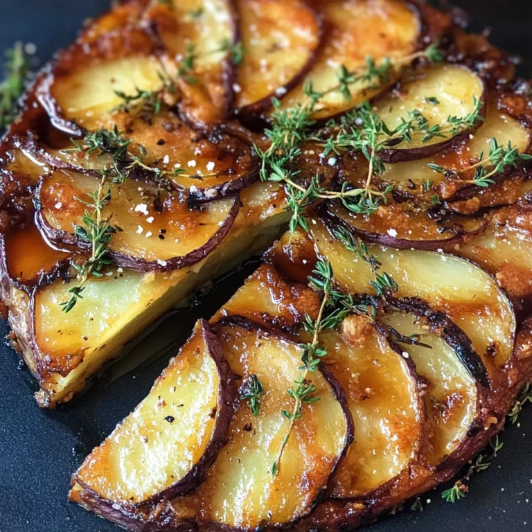 Crispy Balsamic-Thyme Potato Torte