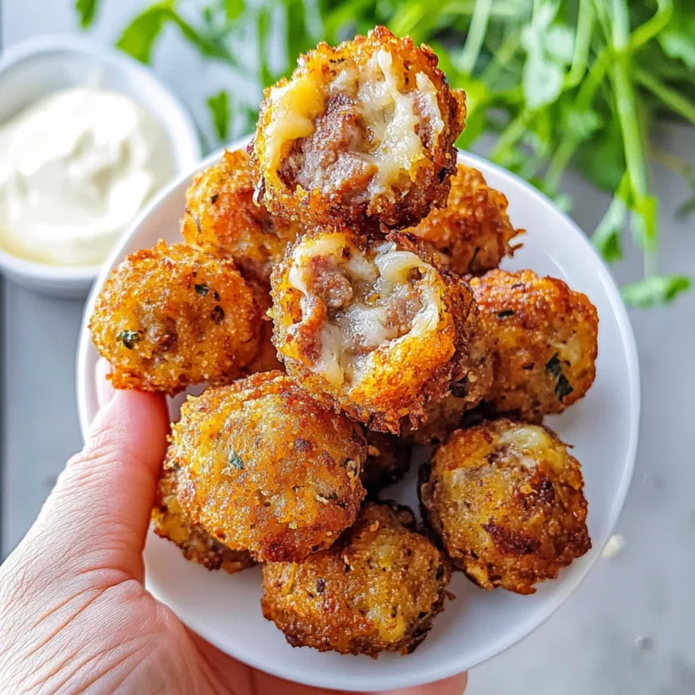 Crispy Hashbrown Sausage Bites