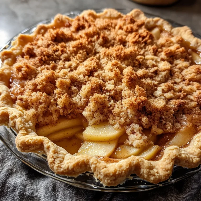 Dutch Apple Pie (with a Buttery Crumb Topping)