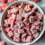 Easy Strawberry Shortcake Puppy Chow
