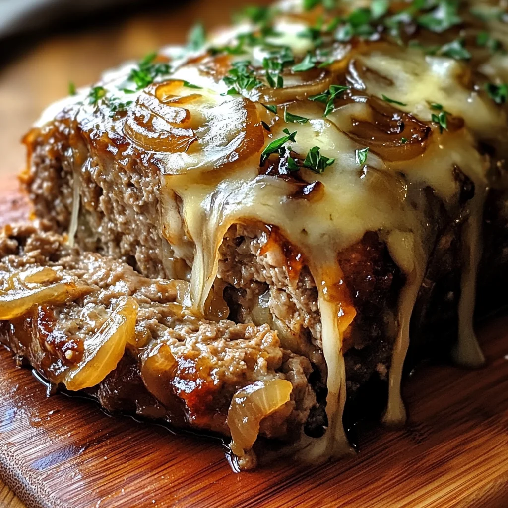 French Onion Meatloaf