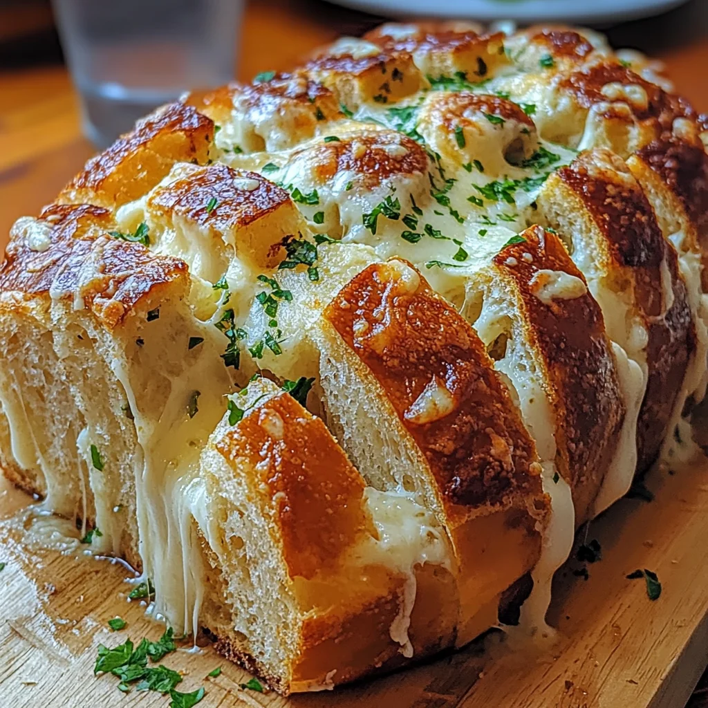 Garlic Parmesan Pull-Apart Bread