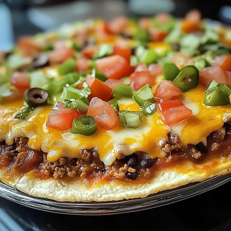 Homemade Mexican Pizza