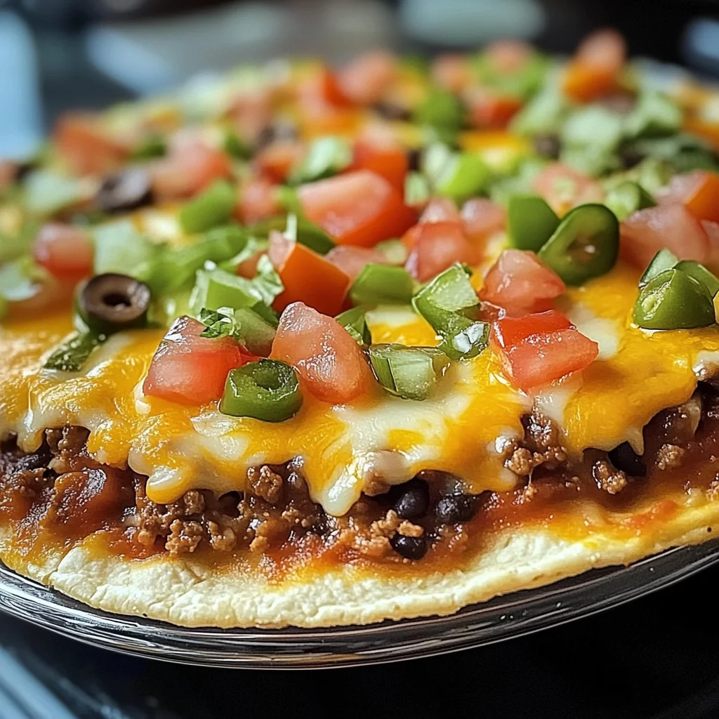 Homemade Mexican Pizza