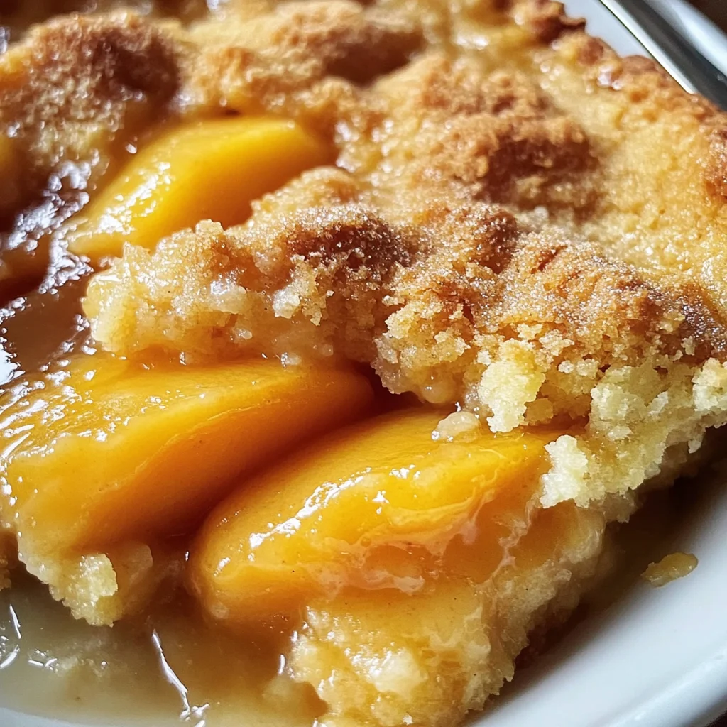 Homemade Peach Cobbler
