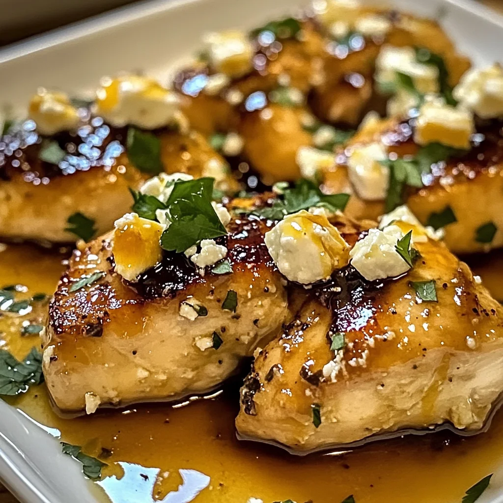 Hot Honey Feta Chicken Dish: A Deliciously Spicy and Savory Recipe