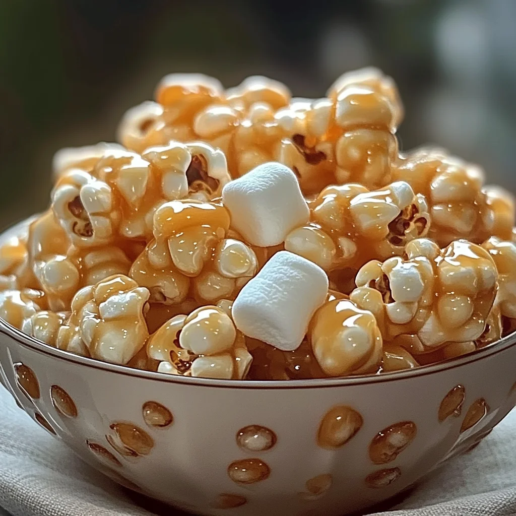 Marshmallow Caramel Corn