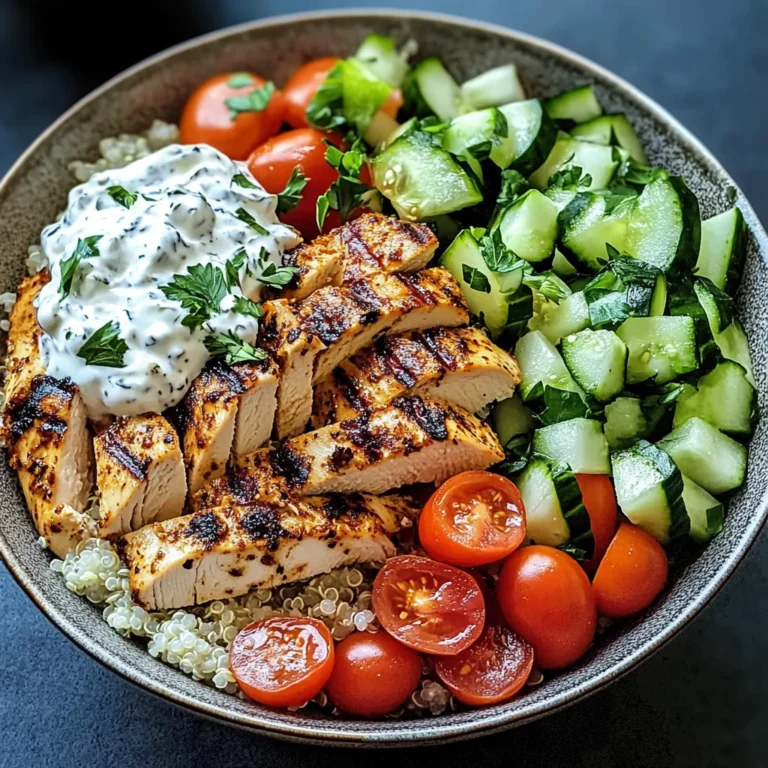 Mediterranean Chicken Bowls