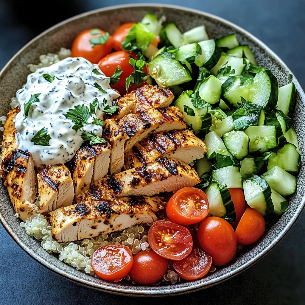 Mediterranean Chicken Bowls