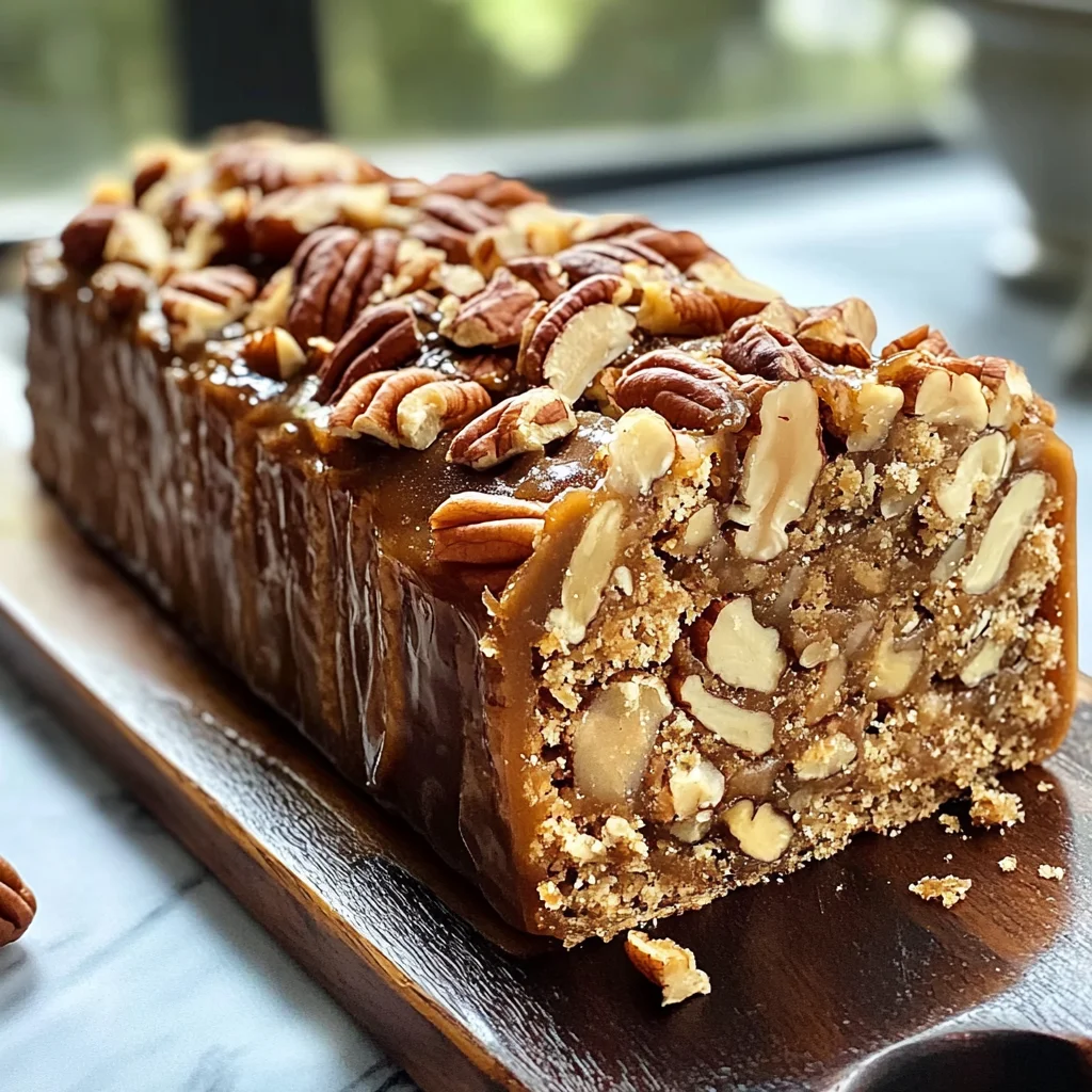 Nana’s 3-Ingredient Pecan Log