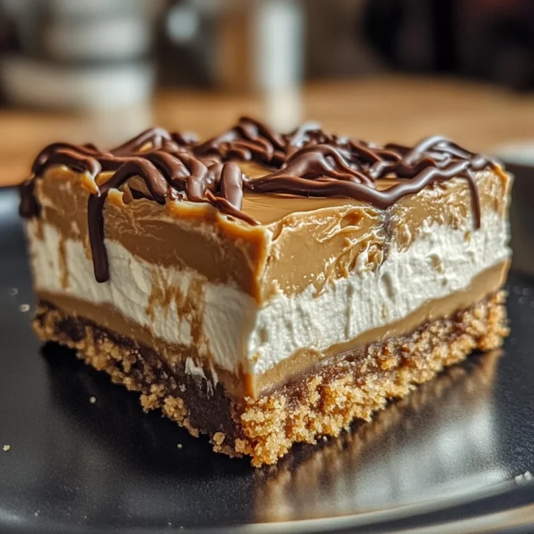 No Bake Peanut Butter Cheesecake Bars