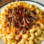 Pulled beef Mac and Cheese