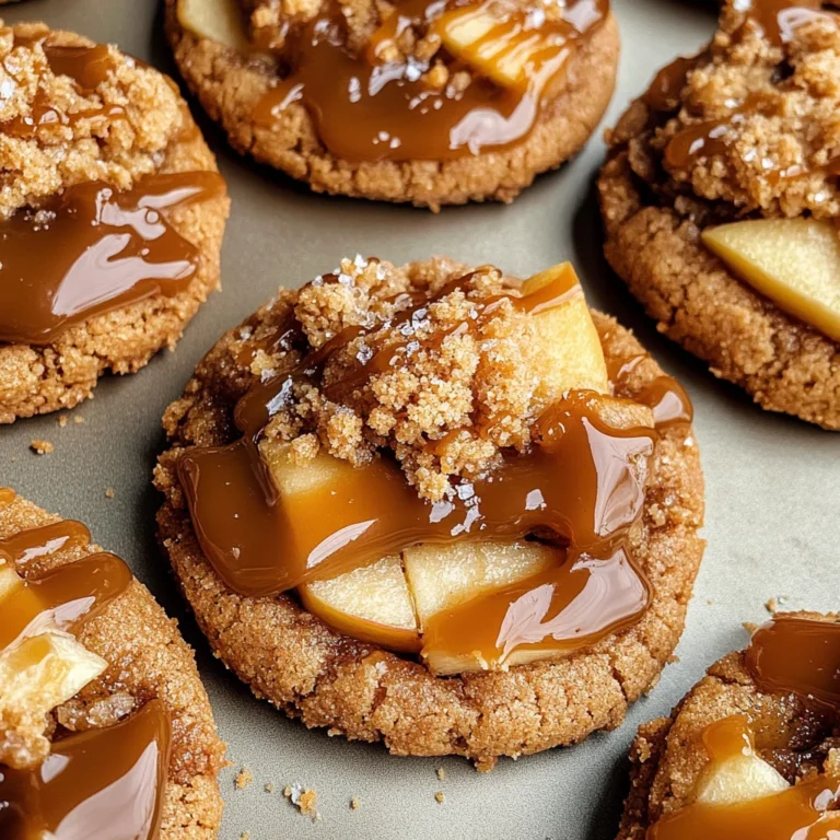 Salted Caramel Apple Pie Cookies