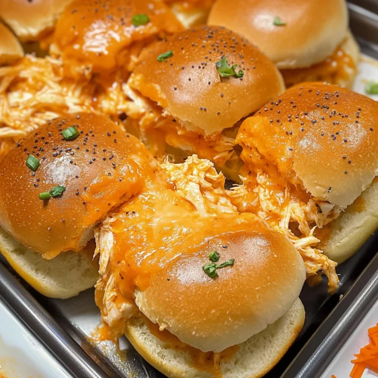 Spicy Buffalo Chicken Sliders