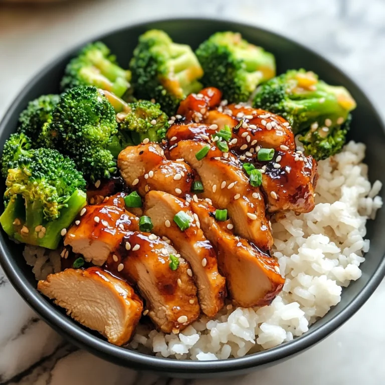 Sticky Chicken Bowls Recipe
