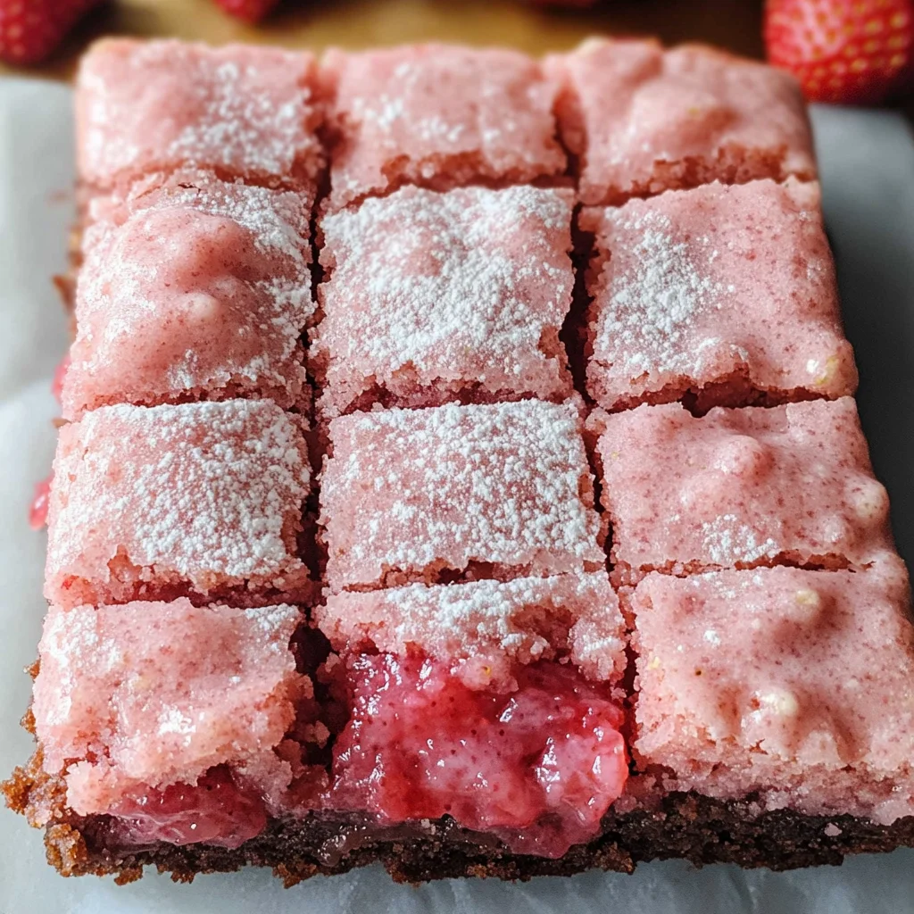 Strawberry Brownies