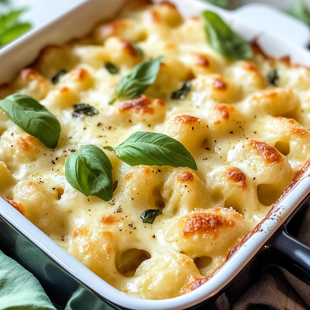 Tasty Baked Gnocchi Mac and Cheese